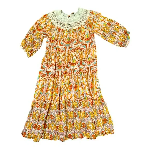Anthropologie • Florence Floral gauze and
Lace Lounge Dress size XS - Picture 3 of 8
